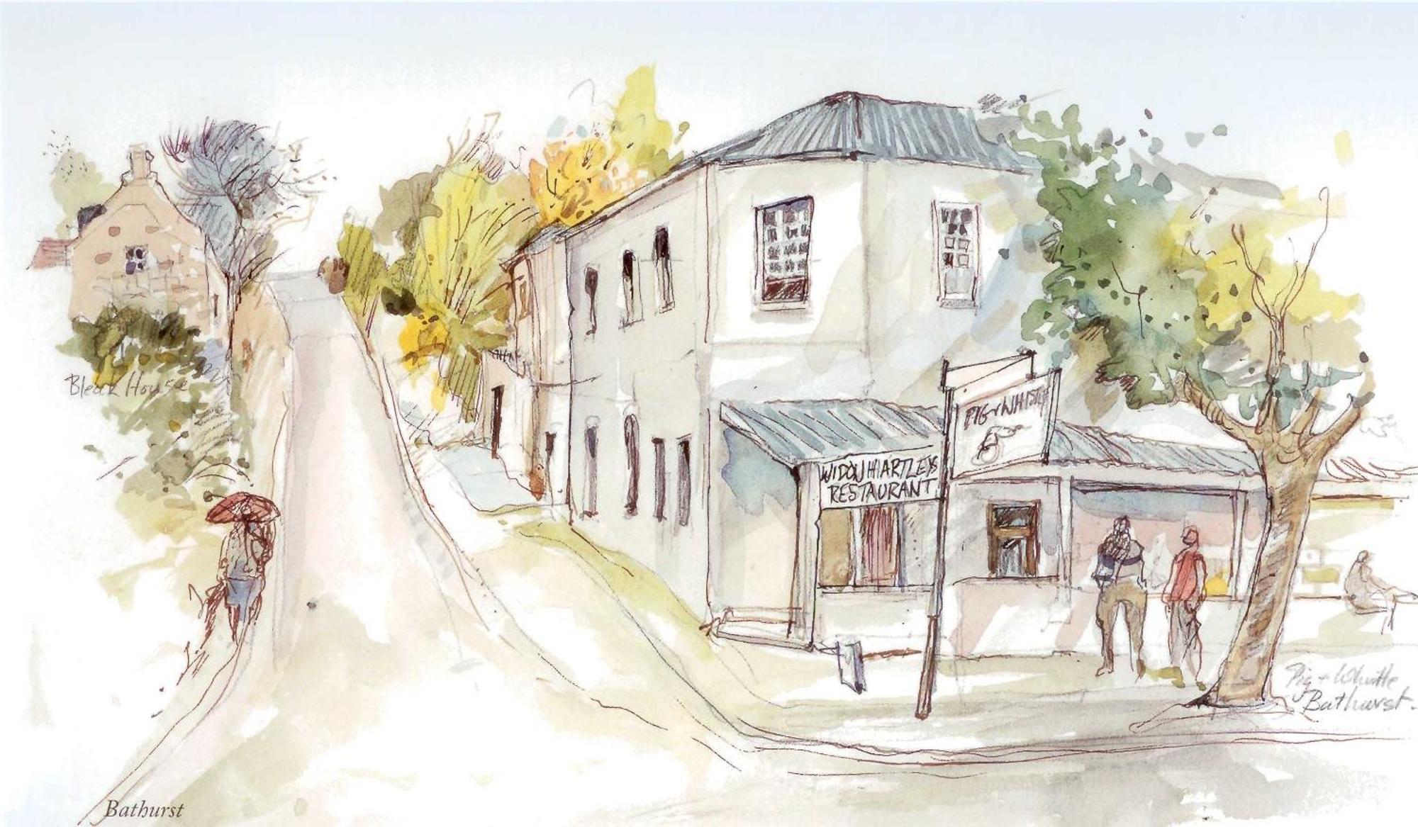 The Historic Pig And Whistle Inn Bathurst Exterior foto